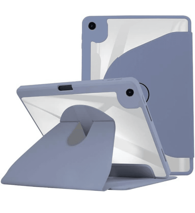 Rotatory Flip Stand Case Cover For Apple iPad 10.2 Inch 2021 9th/8th/7th Gen - Light Blue - Guleel