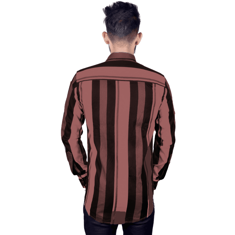 Regular Fit Solid Cotton Lycra Shirt for Men Long Sleeves - Multicolor - Guleel