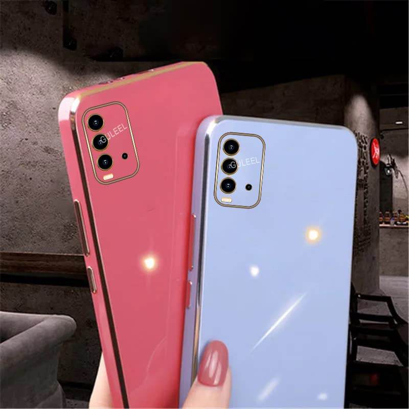 Redmi 9 Power Premium Silicon Case Cover - Mint Green - Guleel