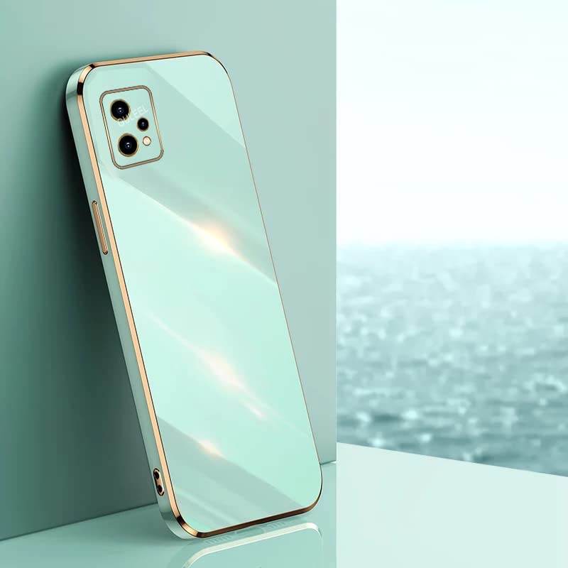 Realme 9 Pro Plus 5G Premium Silicon Case Cover - Mint Green - Guleel
