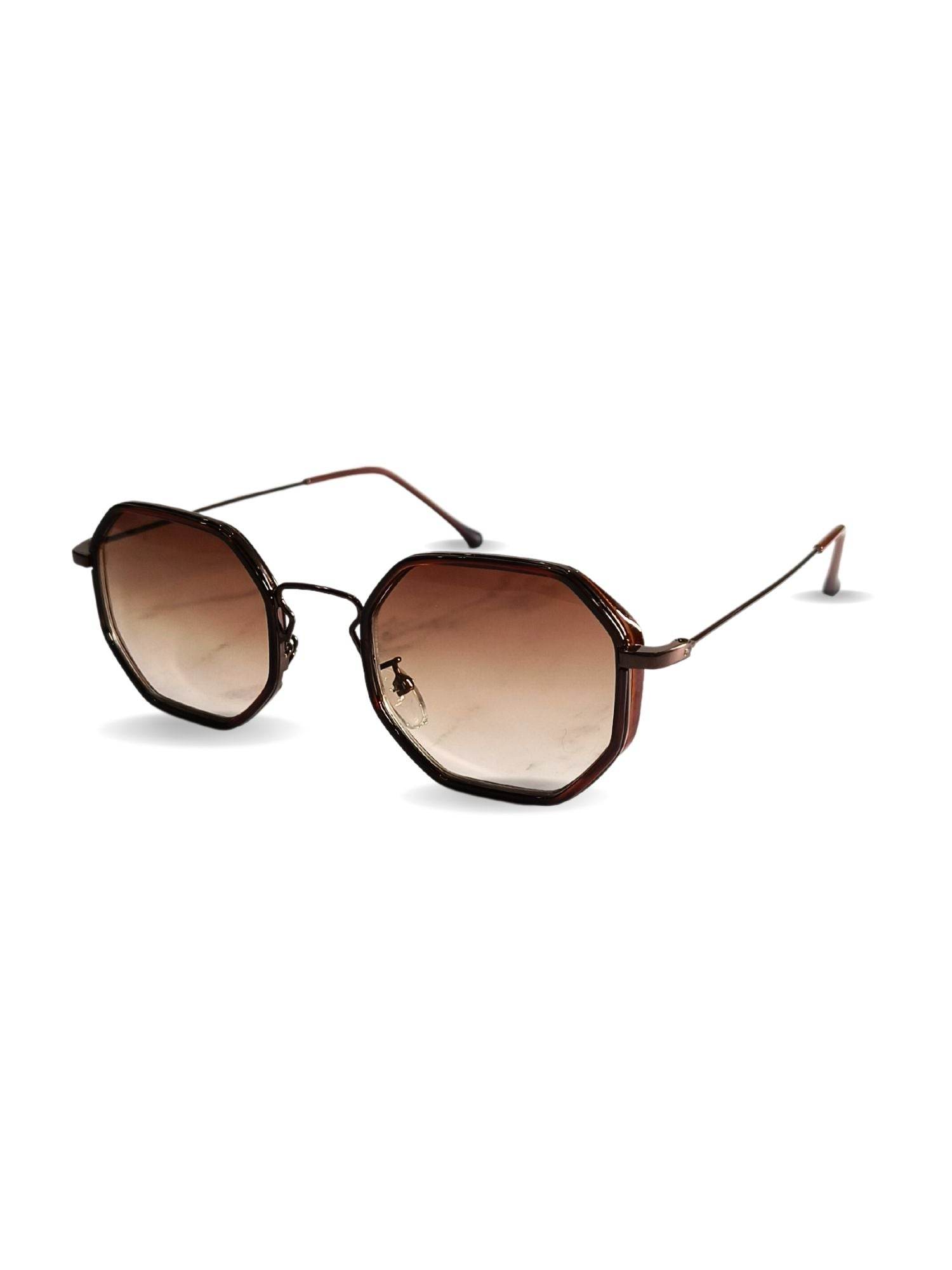 EYEWEAR Unisex Adult Cool Classy Stylish Sunglasses - Brown Gradient - Guleel