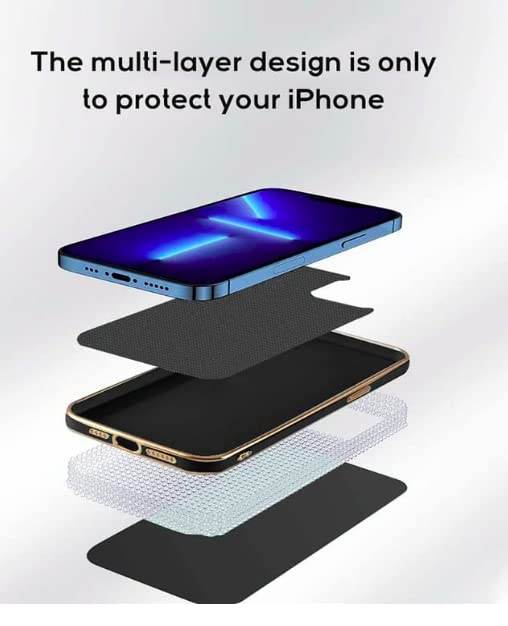 Premium Silicon Case Cover - Black - Guleel