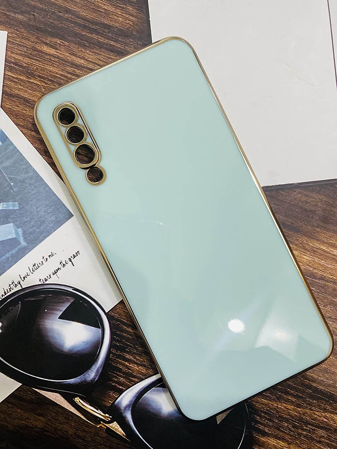 Samsung Galaxy A50 / A50s / A30s Silicon Back Case Cover - Mint Green - Guleel