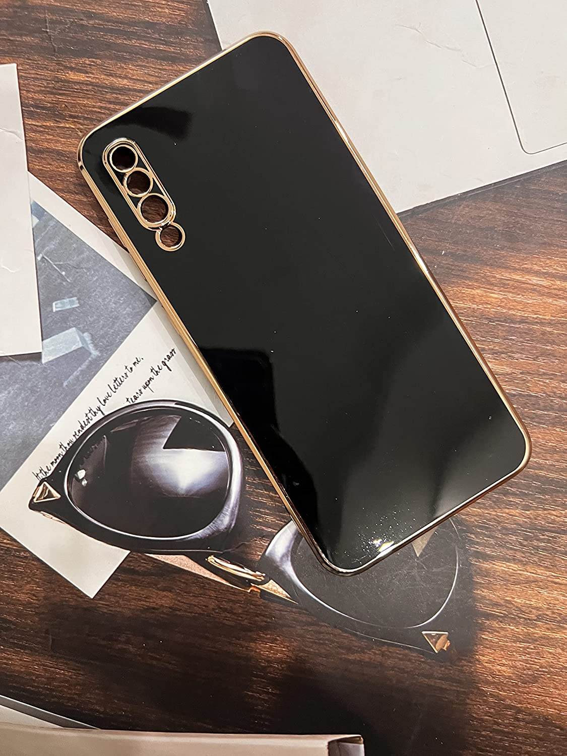 Samsung Galaxy A50 / A50s / A30s Silicon Back Case Cover - Black - Guleel