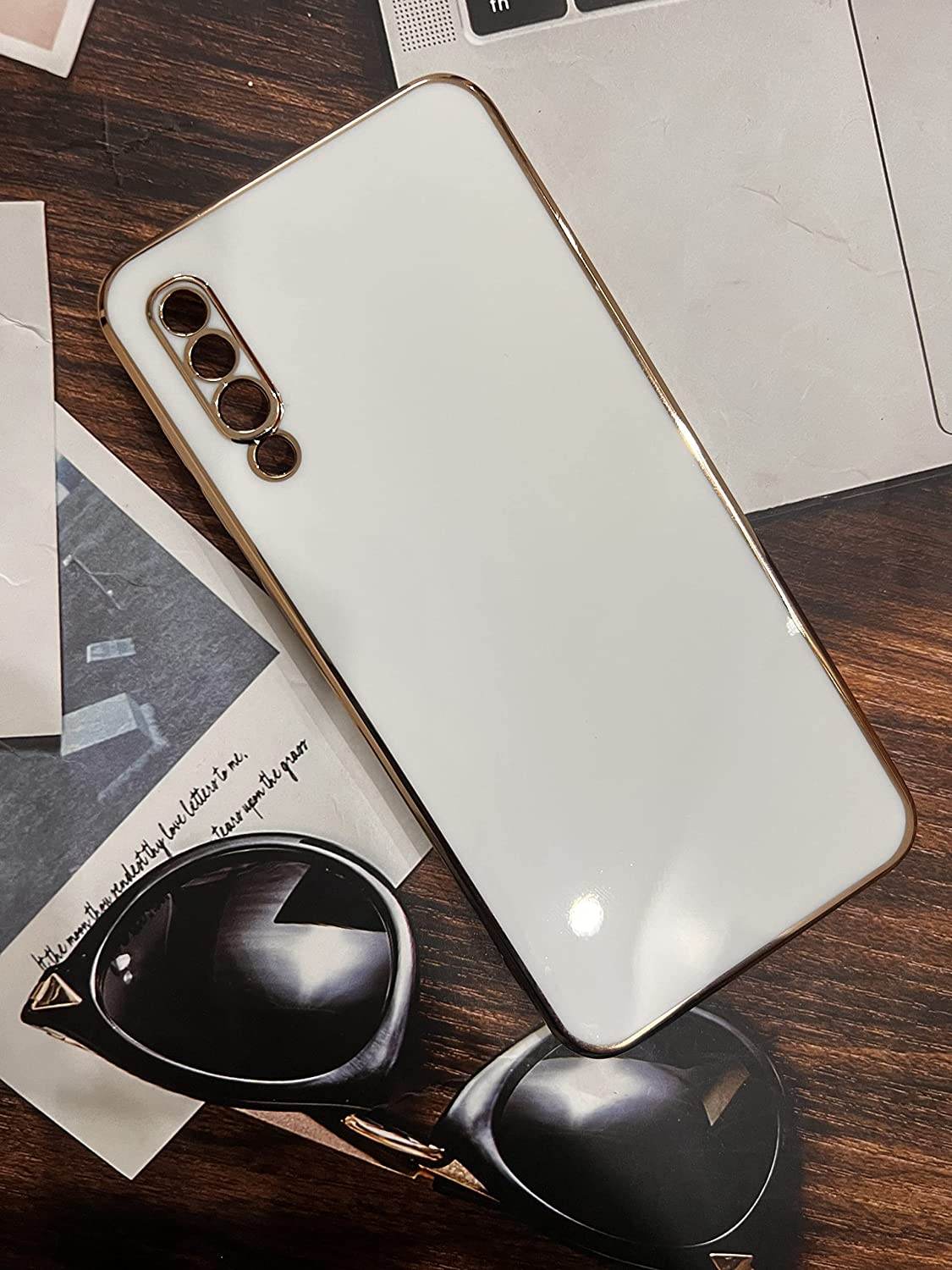 Samsung Galaxy A50 / A50s / A30s Silicon Back Case Cover - White - Guleel