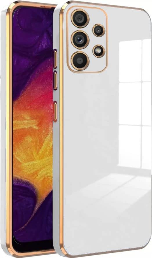 Samsung Galaxy A53 5G Premium Silicon Case Cover - White - Guleel