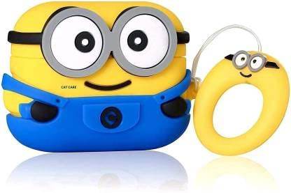 Airpod's 3 Cute Minion Cartoon Silicone Case - Multicolor - Guleel