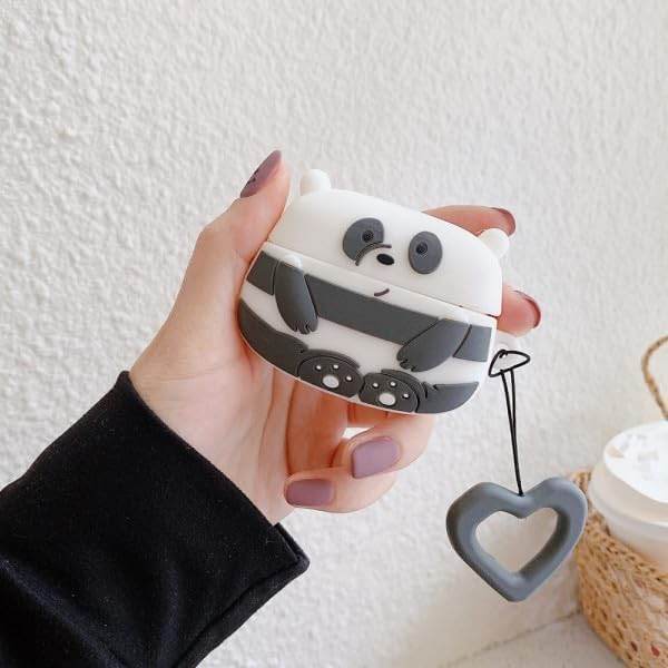 Airpod 3 Cute Cartoon Silicon Case - Panda - Guleel