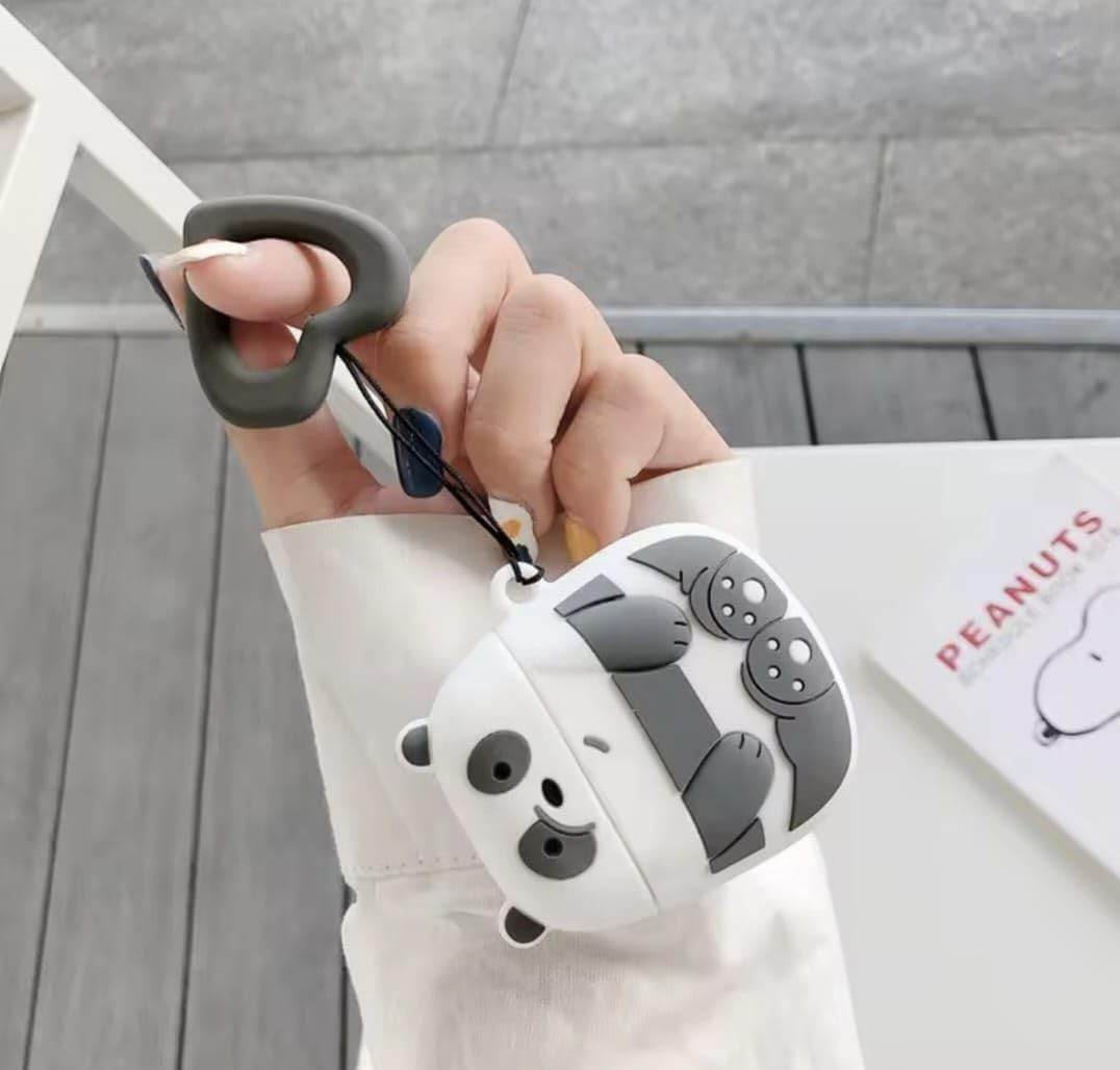 Airpod 3 Cute Cartoon Silicon Case - Panda - Guleel