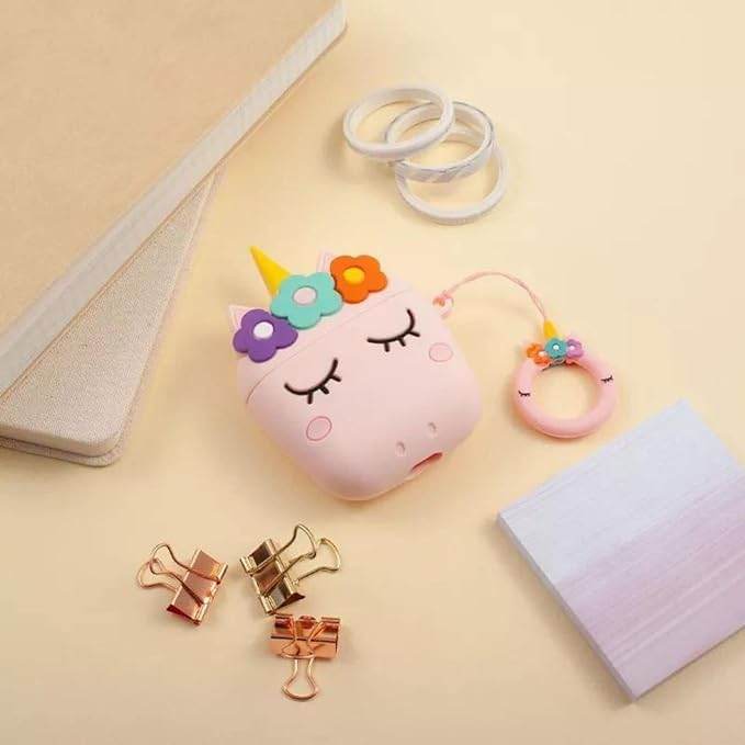 Airpod 3 Cute Cartoon Silicon Case - Pink Doll - Guleel