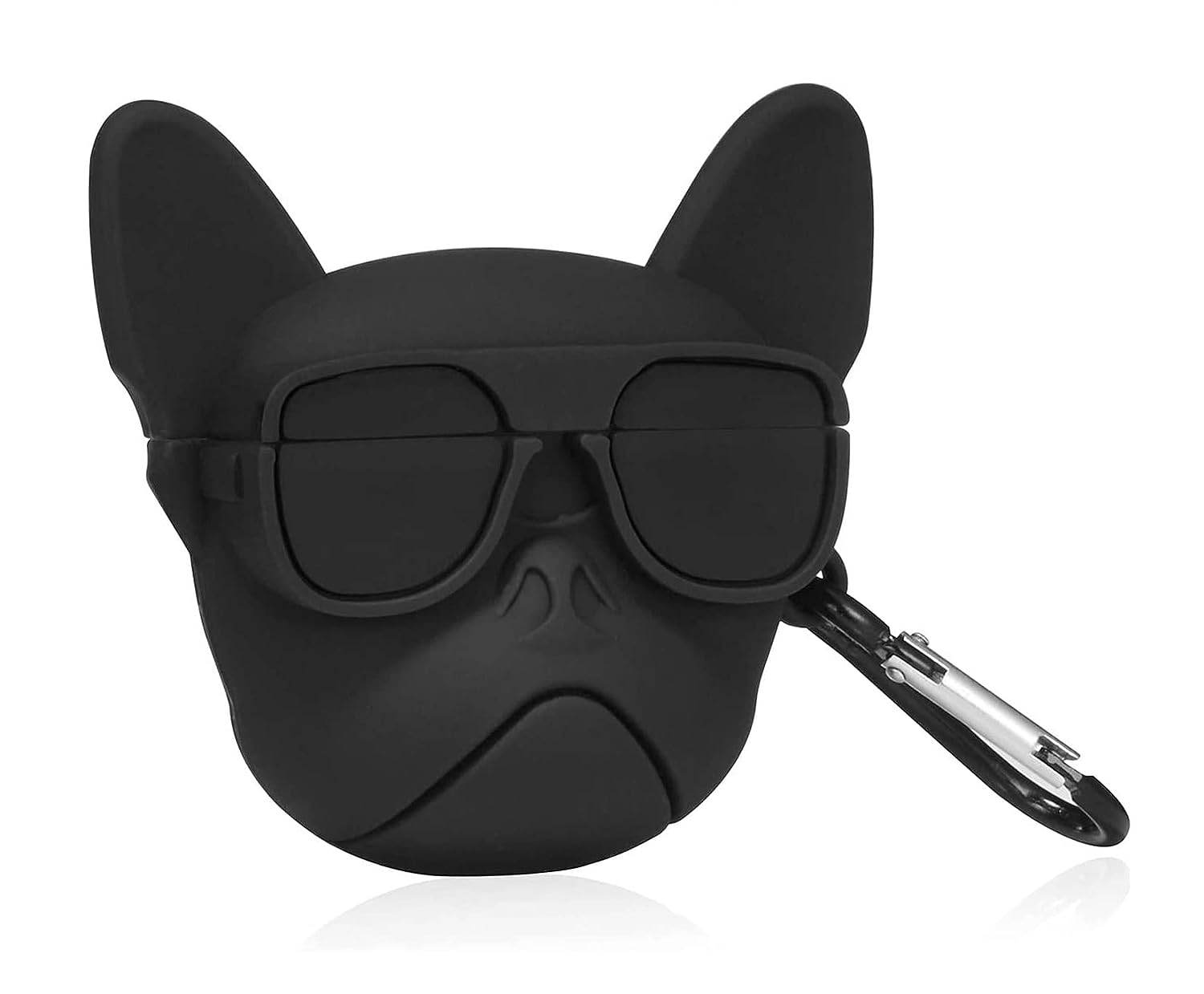 Airpod's 3 Cute Cartoon Silicone Case - Full Black Dog - Guleel