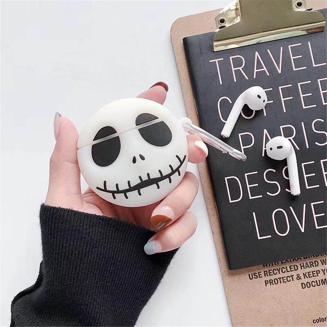 Airpod's 3 Cute Cartoon Silicone Case - Skull - Guleel