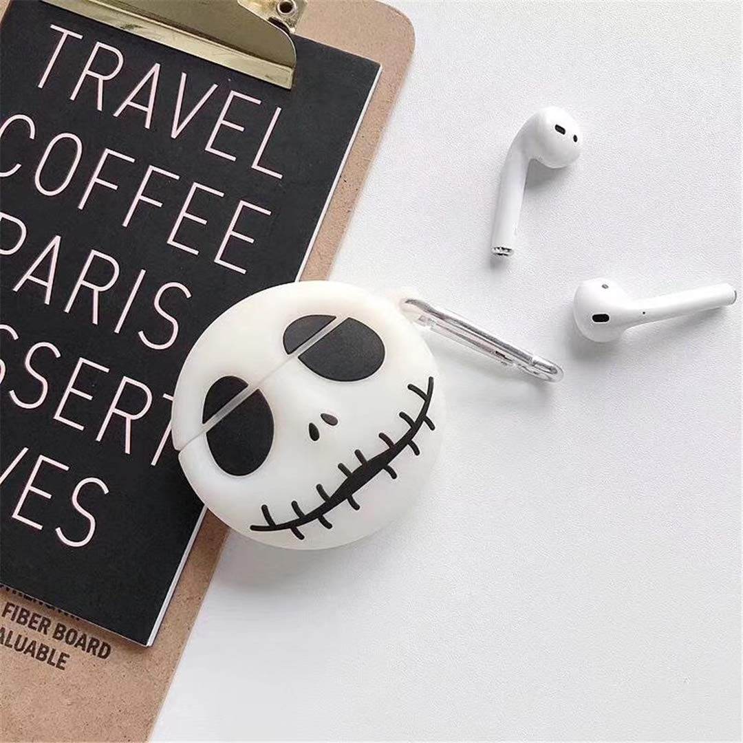 Airpod's 3 Cute Cartoon Silicone Case - Skull - Guleel