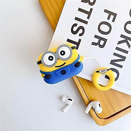 Airpod Pro 2 Cute Cartoon Silicon Case - Minion - Guleel