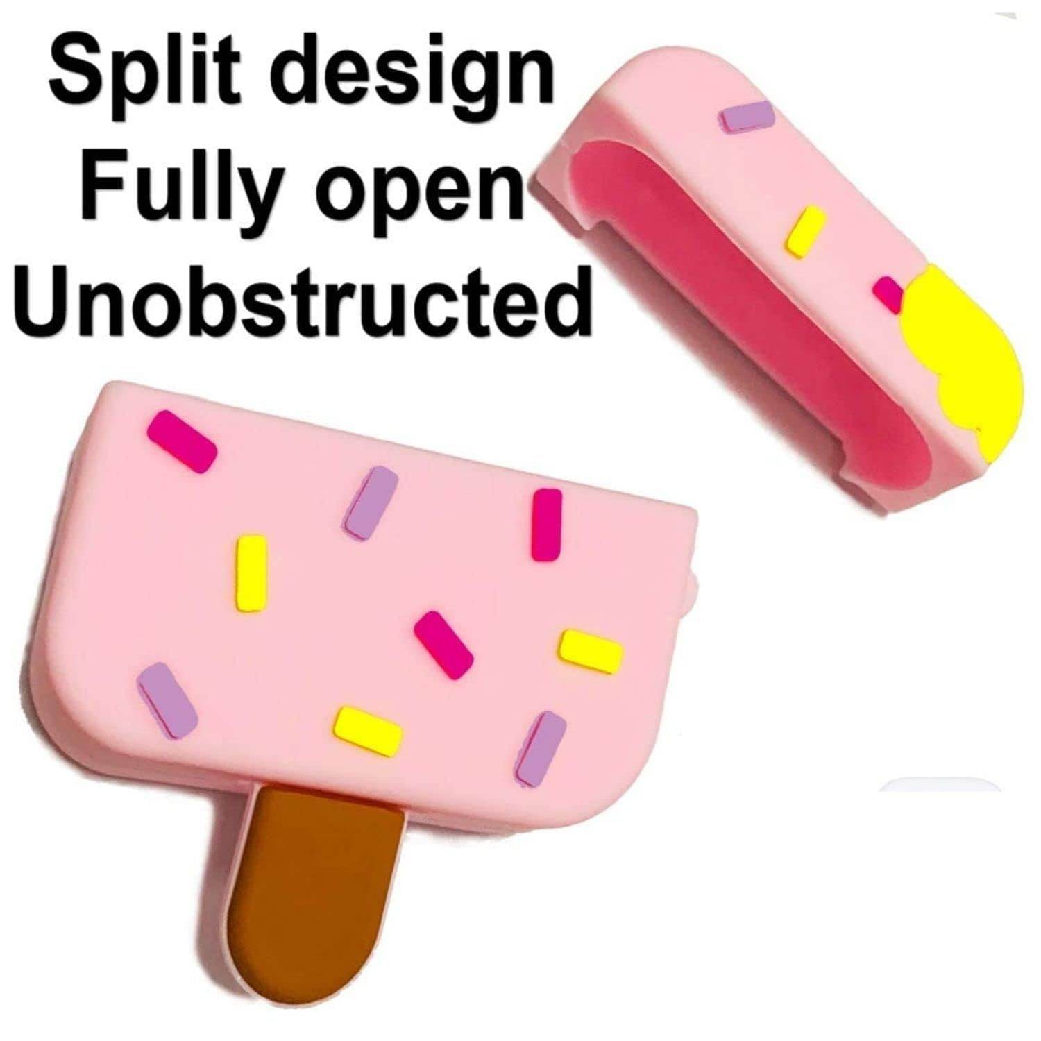 Airpod Pro 2 Cute Cartoon Silicon Case - Pink Ice cream - Guleel