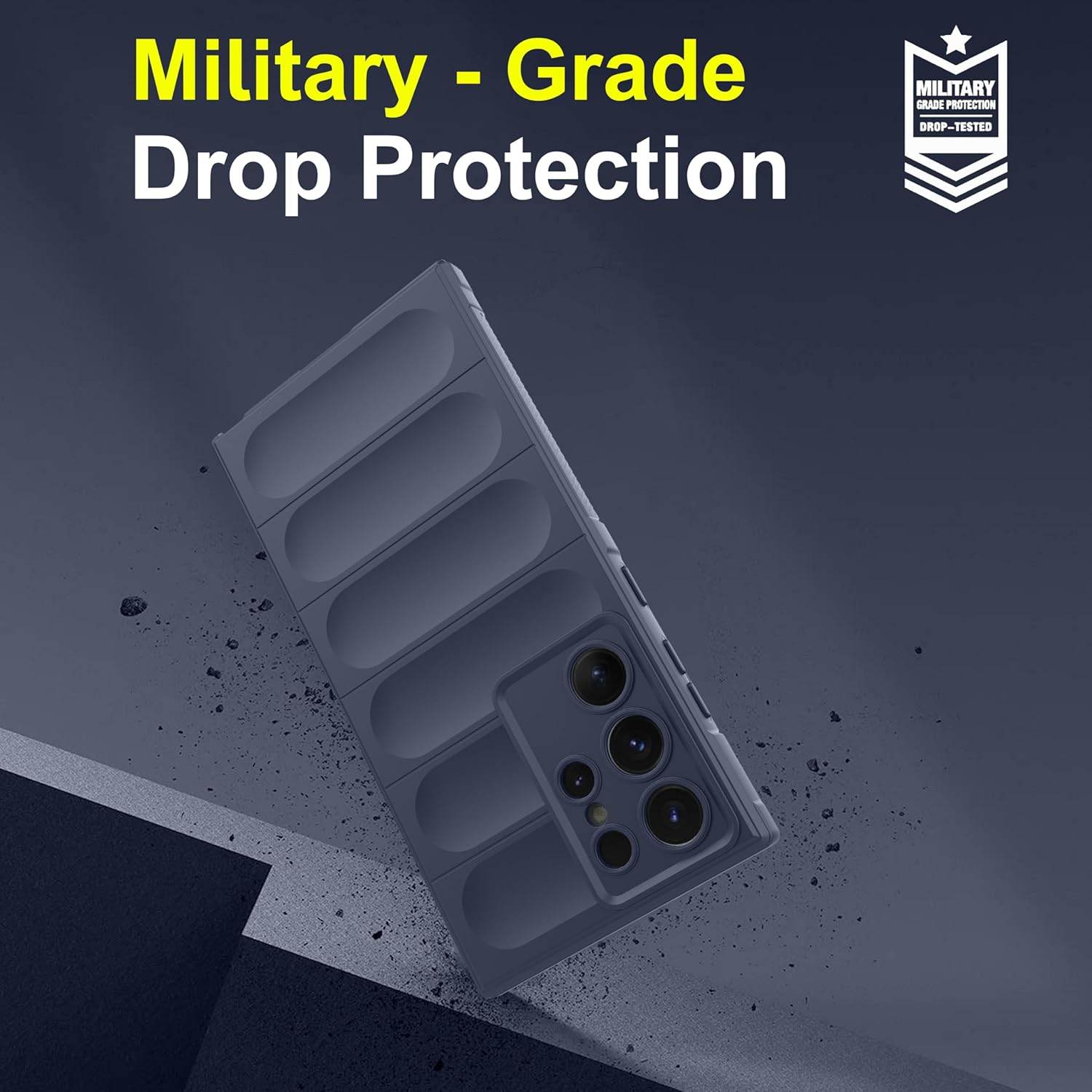 Liquid Air Back Cover Case TPU Compatible with Samsung Galaxy S22 Ultra Case Cover -Blue - Guleel