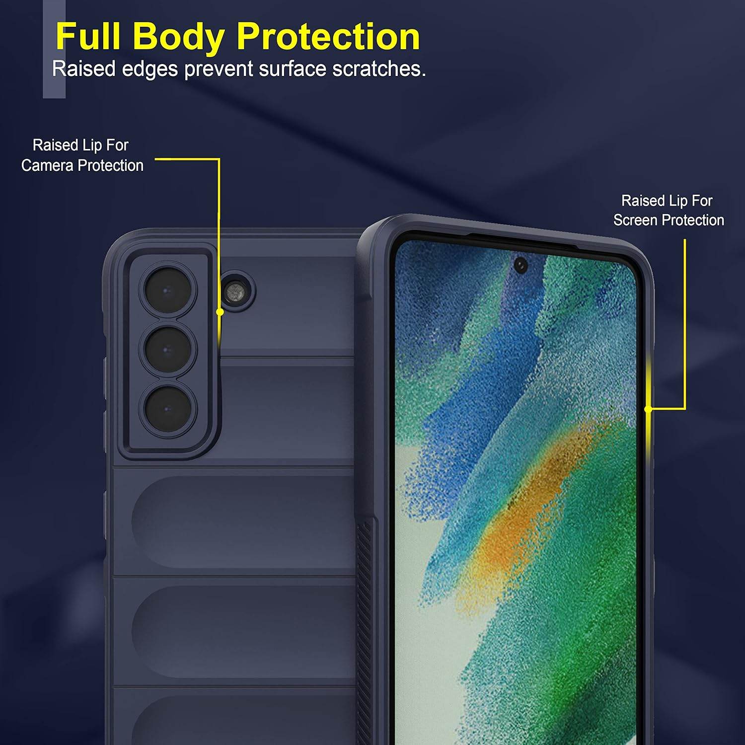 Liquid Air Back Cover Case TPU Compatible with Samsung Galaxy S23 Case Cover -Black - Guleel