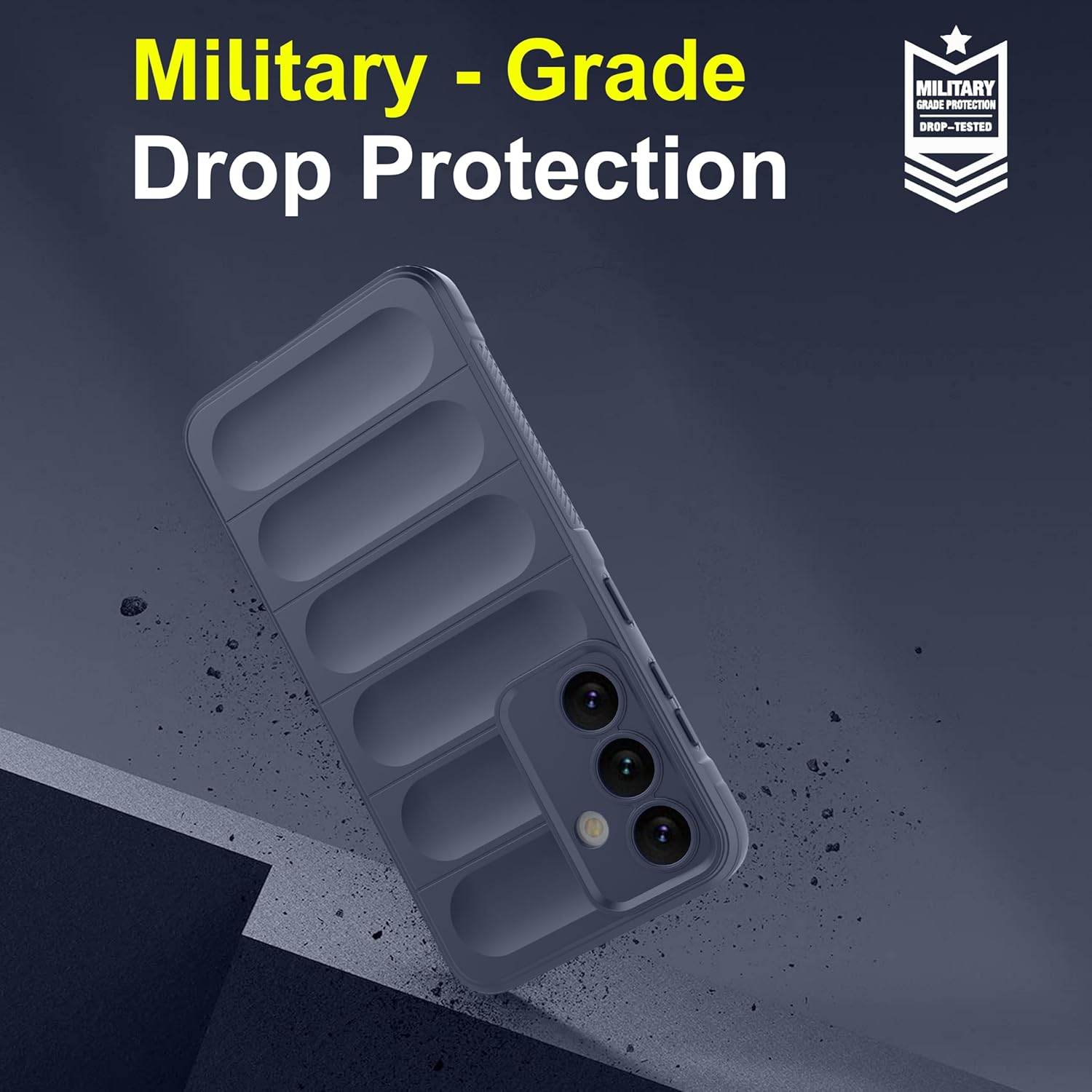 Liquid Air Back Cover Case TPU Compatible with Samsung Galaxy S23 FE Case Cover-Blue - Guleel