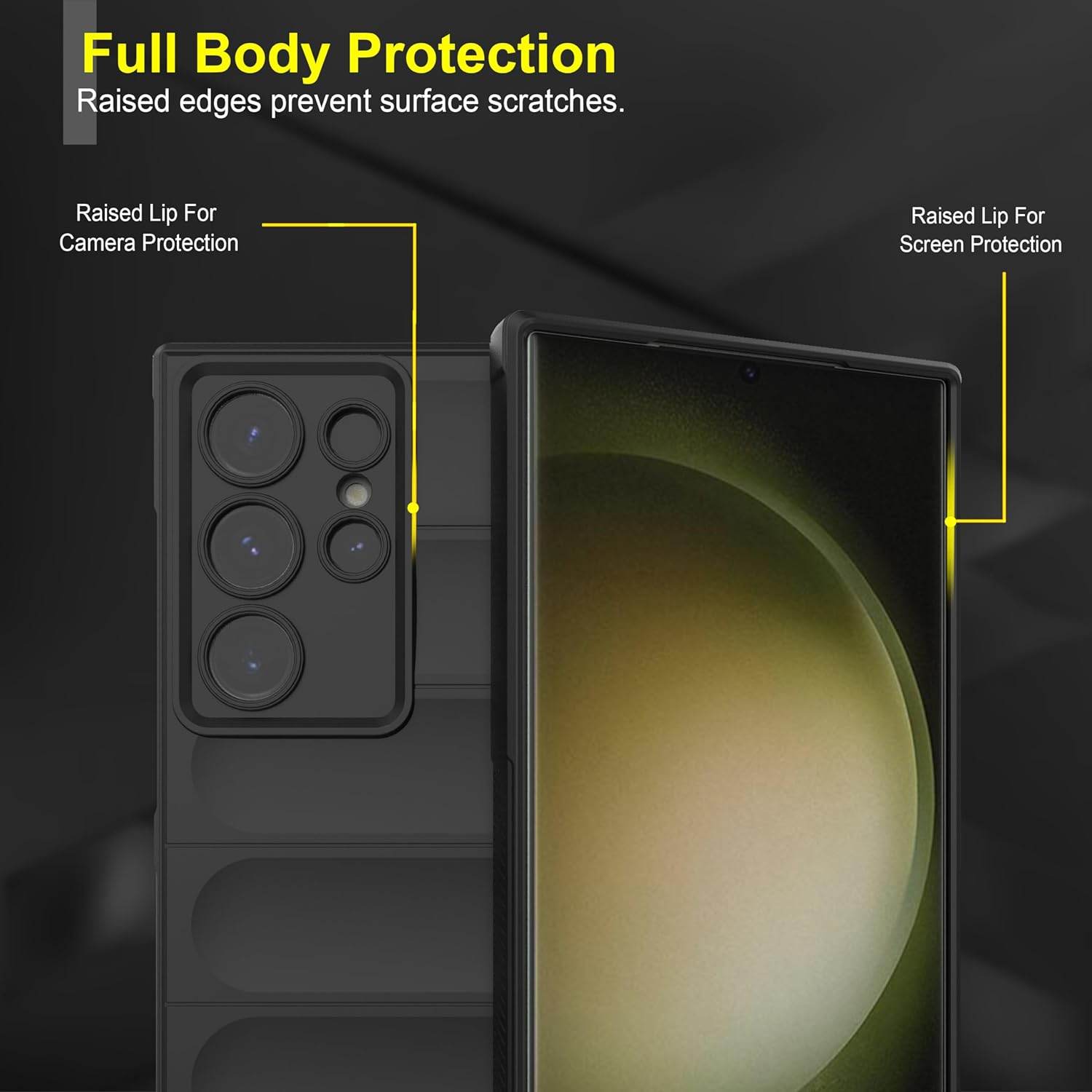 Liquid Air Back Cover Case TPU Case Cover -Black - Guleel