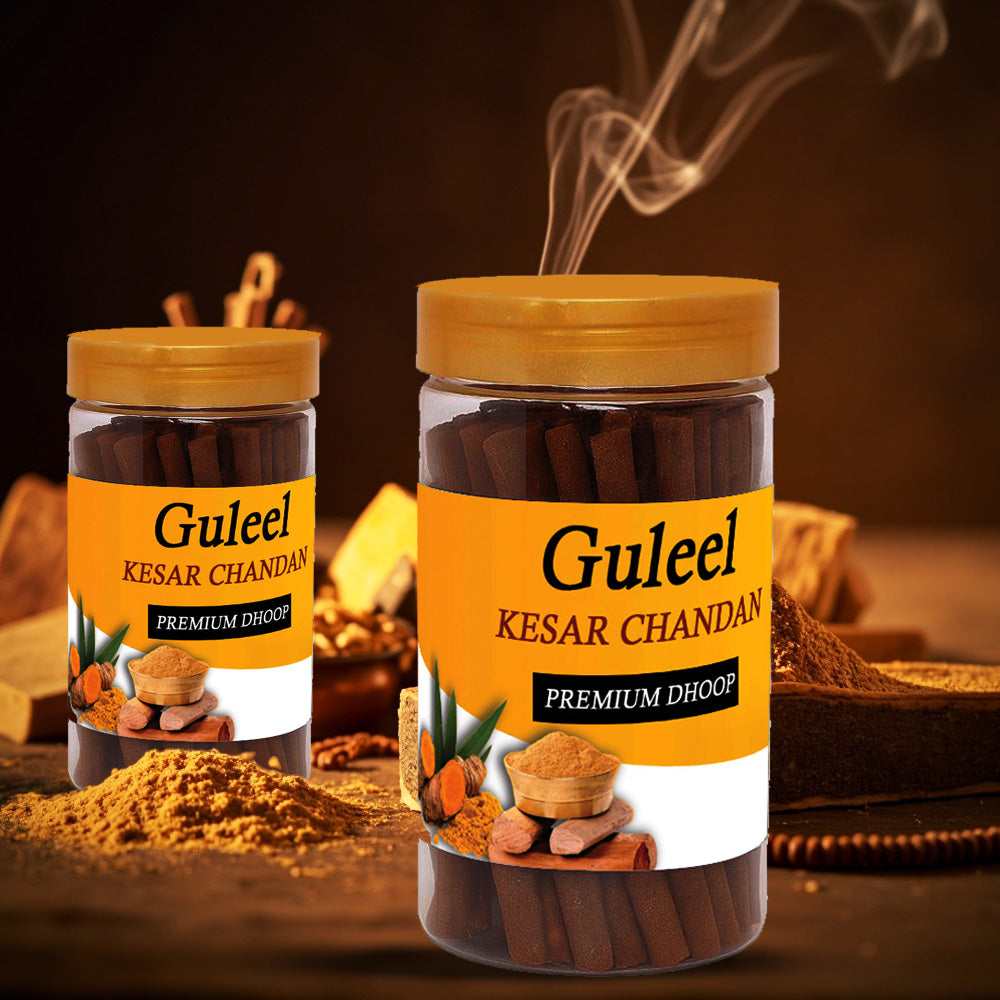 Kesar Chandan Agarbatti Pack of 2 – Pure Floral Incense Sticks for Puja & Meditation