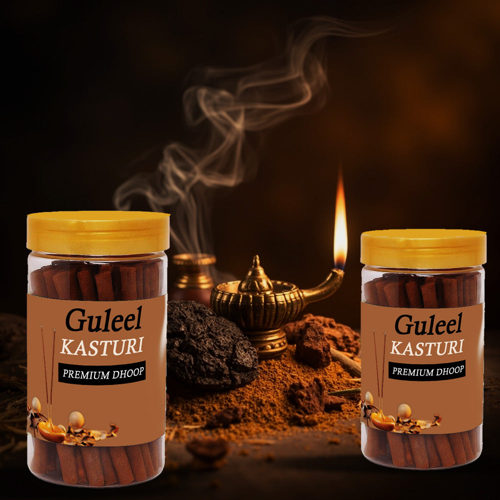 Kasturi Agarbatti Pack of 2 – Pure Floral Incense Sticks for Puja & Meditation