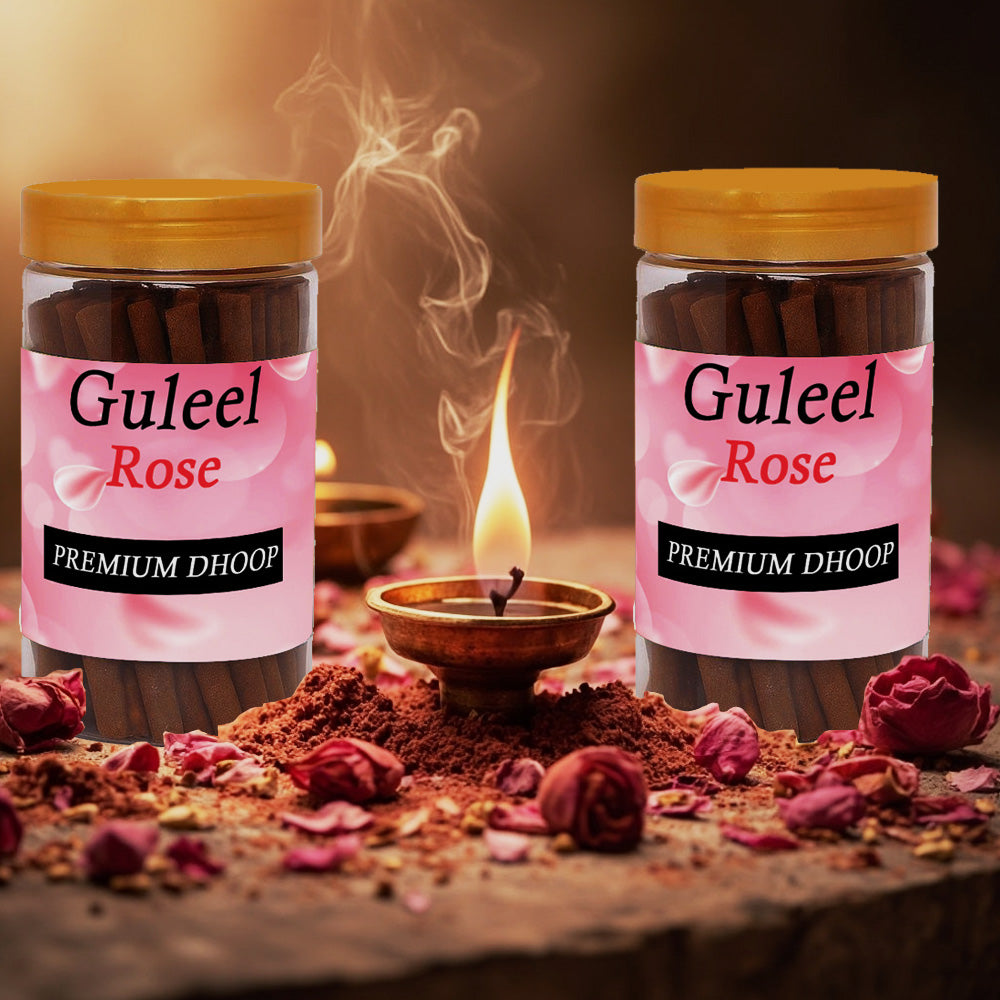 Rose Agarbatti Pack of 2 – Pure Floral Incense Sticks for Puja & Meditation