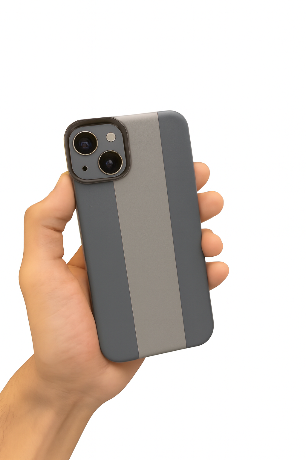Premium Shockproof Hard Back Case Cover - Grey