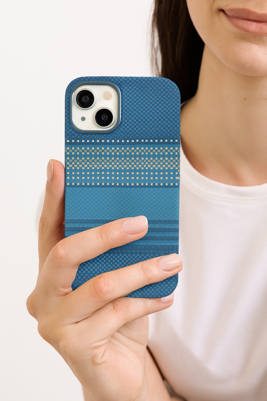 Premium Shockproof Hard Back Case Cover - Blue