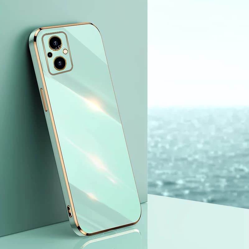 Oppo F21 Pro 5G Premium Silicon Case Cover - Mint Green - Guleel