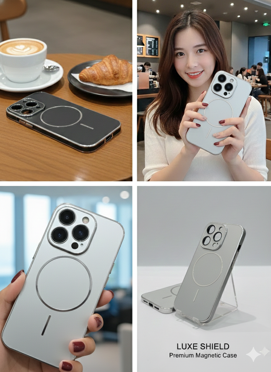 Premium Camera Lens Protection Magsafe Mobile Cover