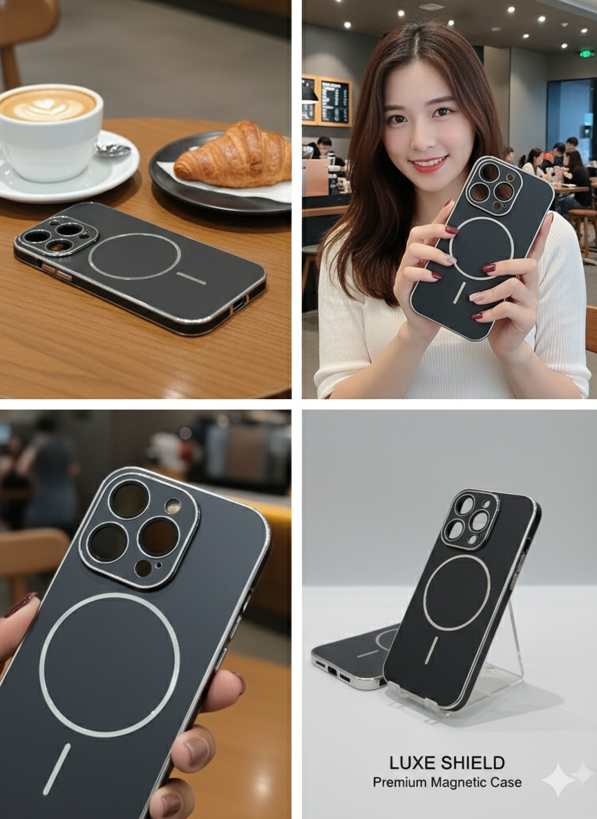 Premium Camera Lens Protection Magsafe Mobile Cover