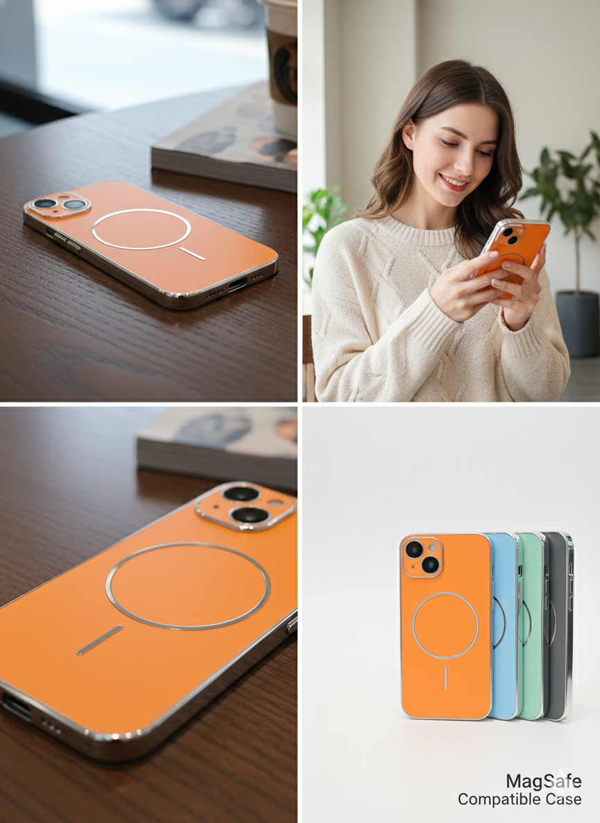 Premium Camera Lens Protection Magsafe Mobile Cover