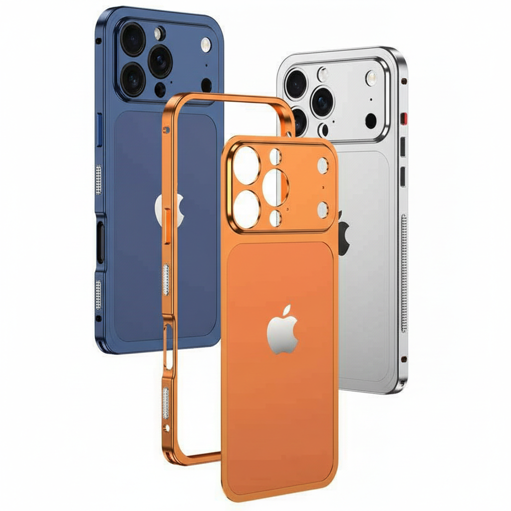 Metal Bumper Converter Case to iPhone 17 Pro & iPhone 17 Pro Max