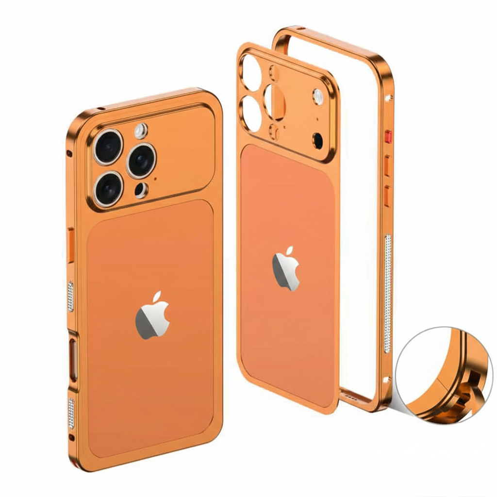 Metal Bumper Converter Case to iPhone 17 Pro & iPhone 17 Pro Max