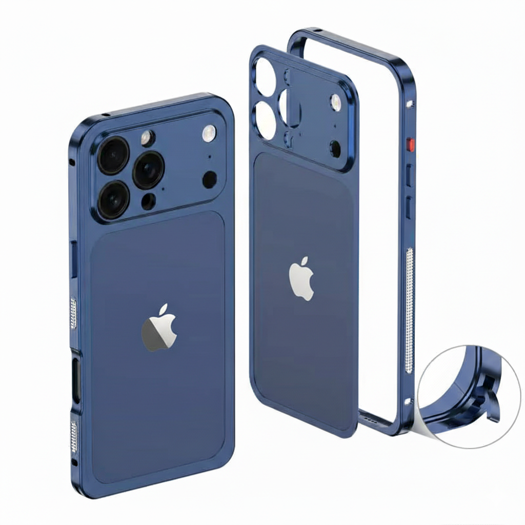 Metal Bumper Converter Case to iPhone 17 Pro & iPhone 17 Pro Max