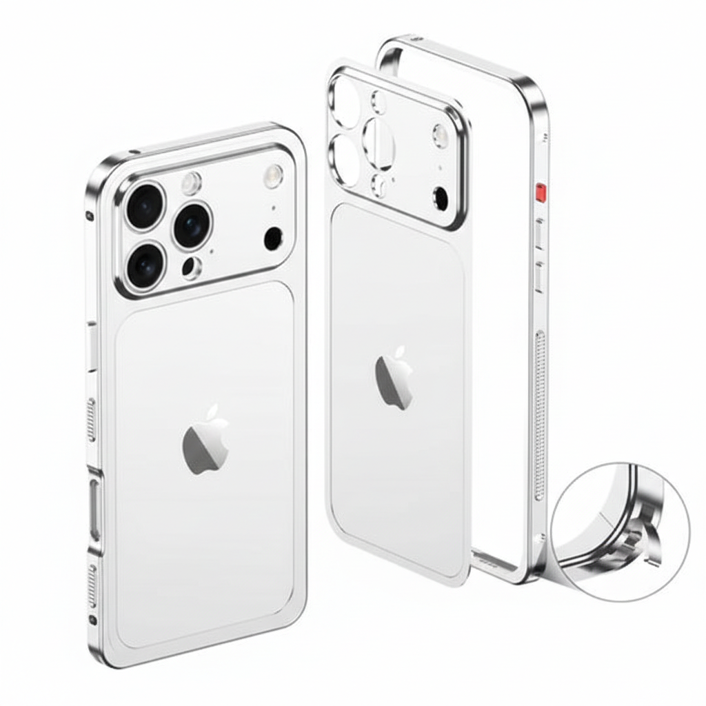 Metal Bumper Converter Case to iPhone 17 Pro & iPhone 17 Pro Max