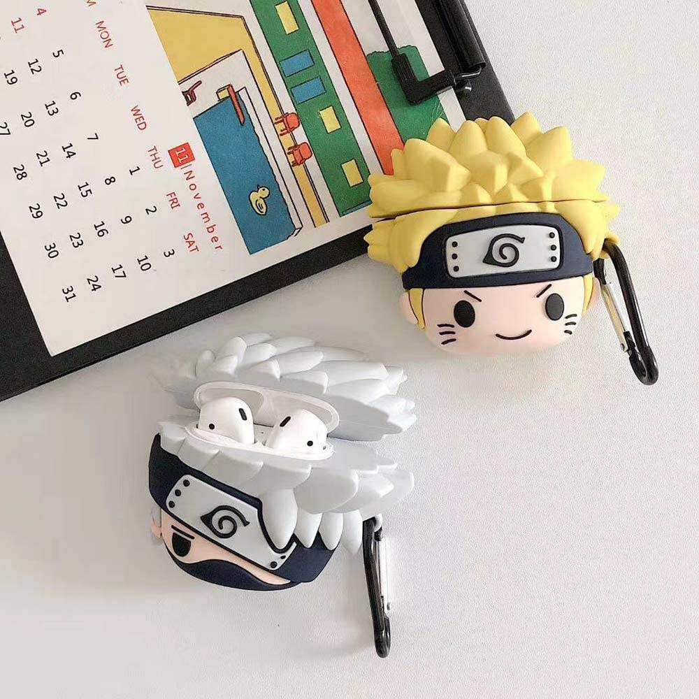 Airpod's Pro 2 Cute Hair Cartoon Silicone Case - Grey - Guleel