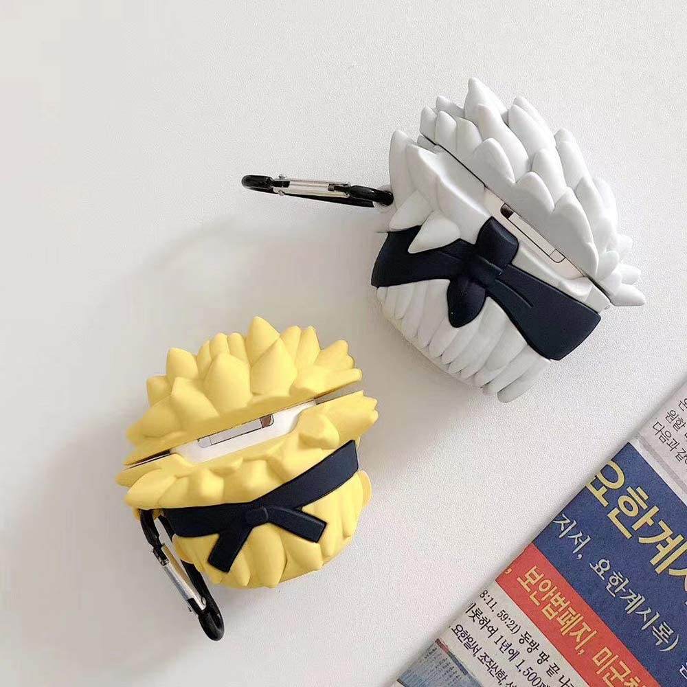 Airpod's Pro Cute Silicone Protective Cartoon Hair Case - Multicolor - Guleel