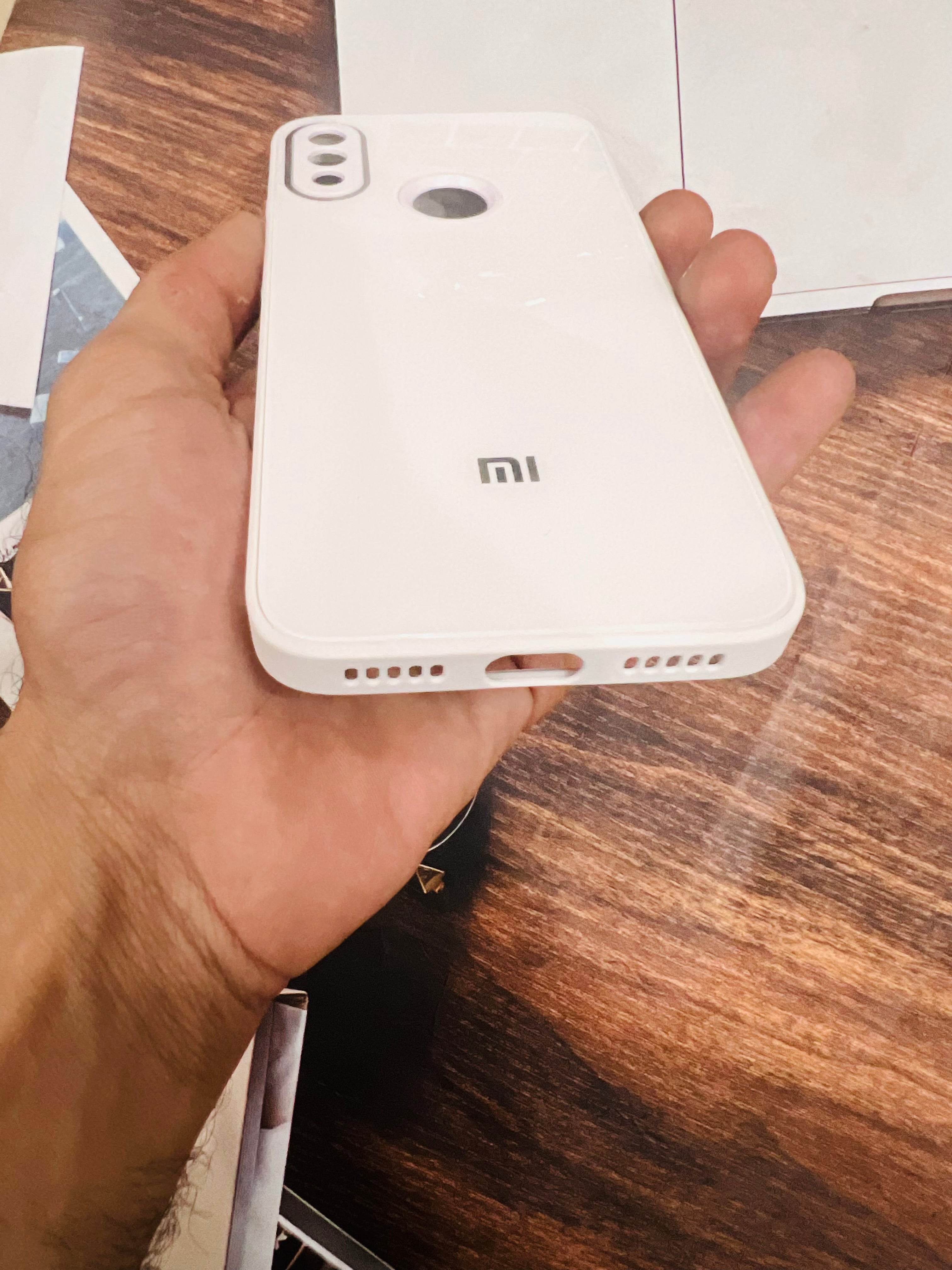 Redmi Note Note 7 / Note 7 Pro / Note 7s Premium shockproof Glass Case Cover - White - Guleel