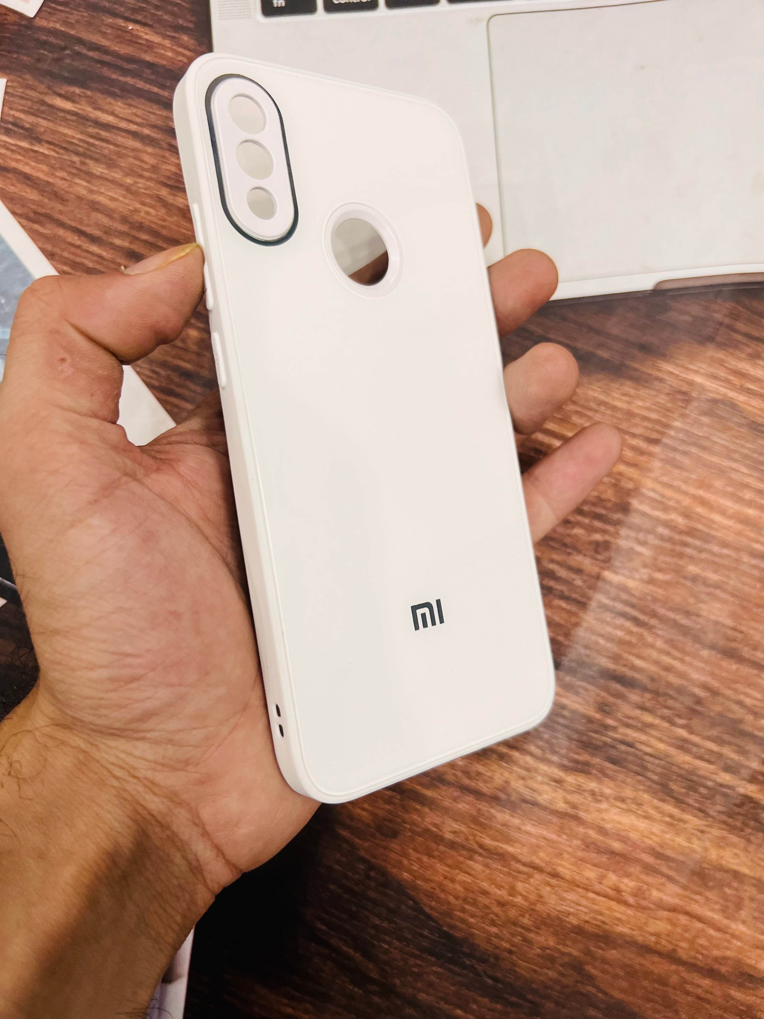 Redmi Note Note 7 / Note 7 Pro / Note 7s Premium shockproof Glass Case Cover - White - Guleel