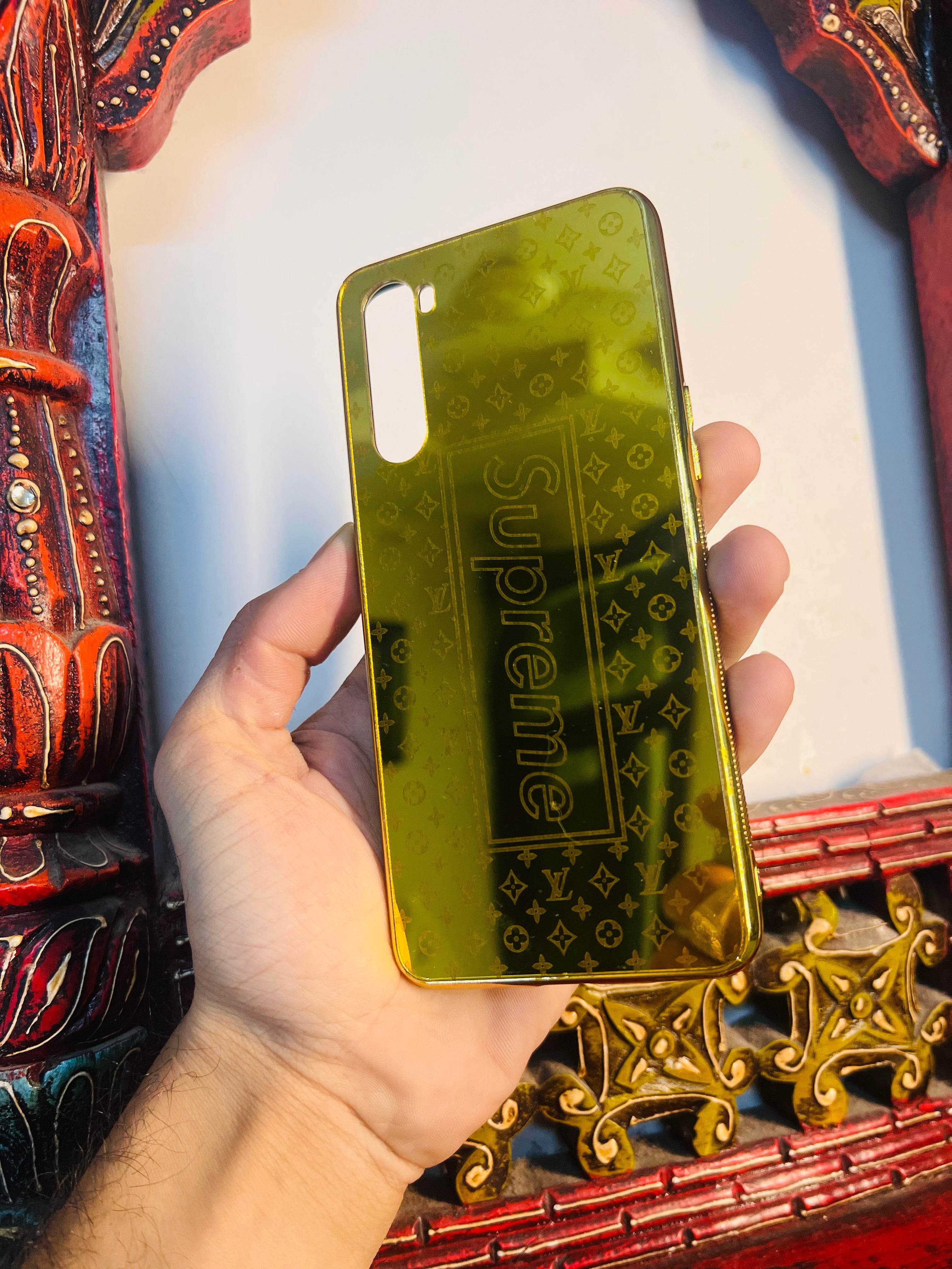 OnePlus Nord Gold Plated Back Case Cover - Supreme LV Mix - Guleel