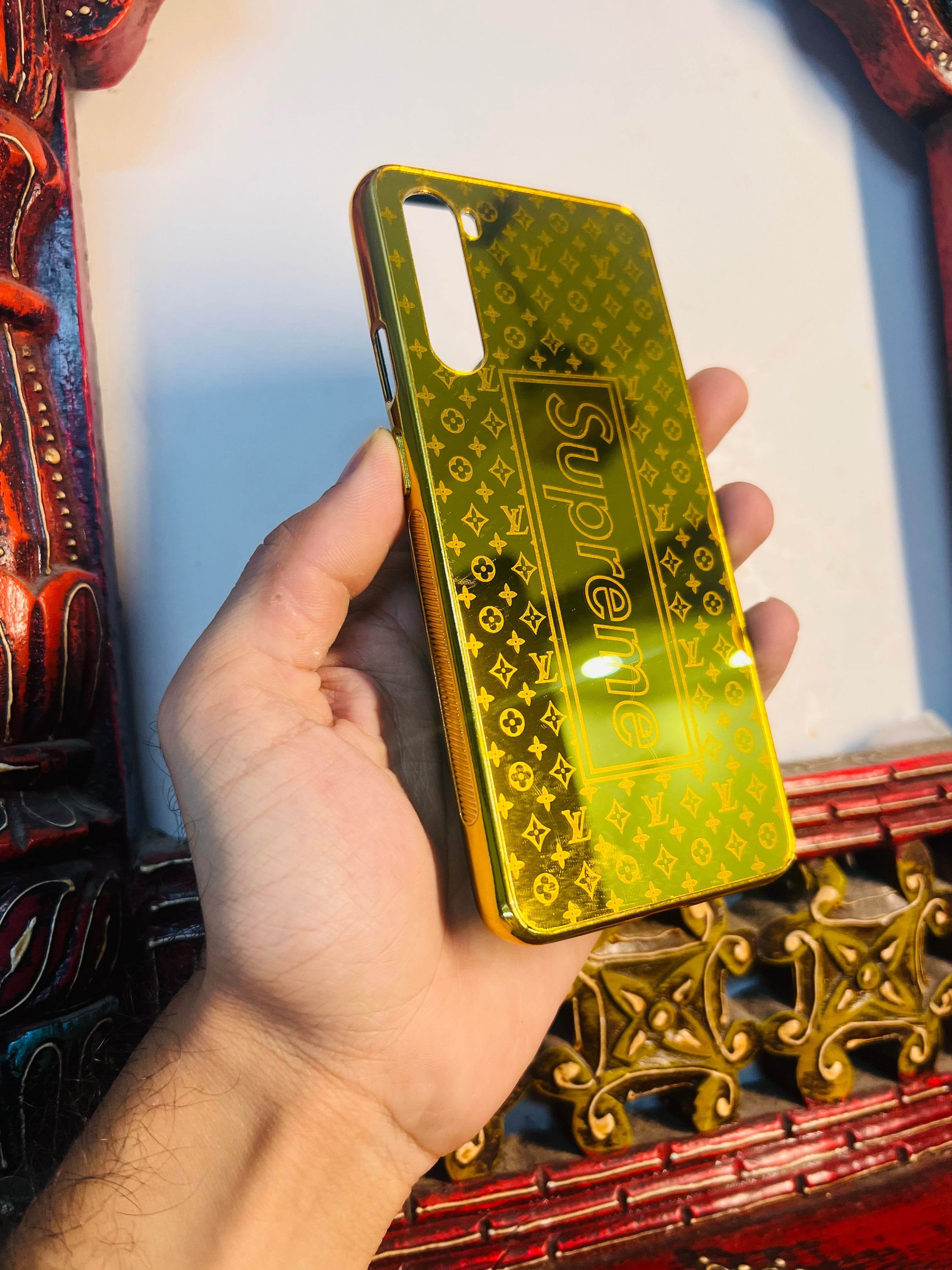 OnePlus Nord Gold Plated Back Case Cover - Supreme LV Mix - Guleel