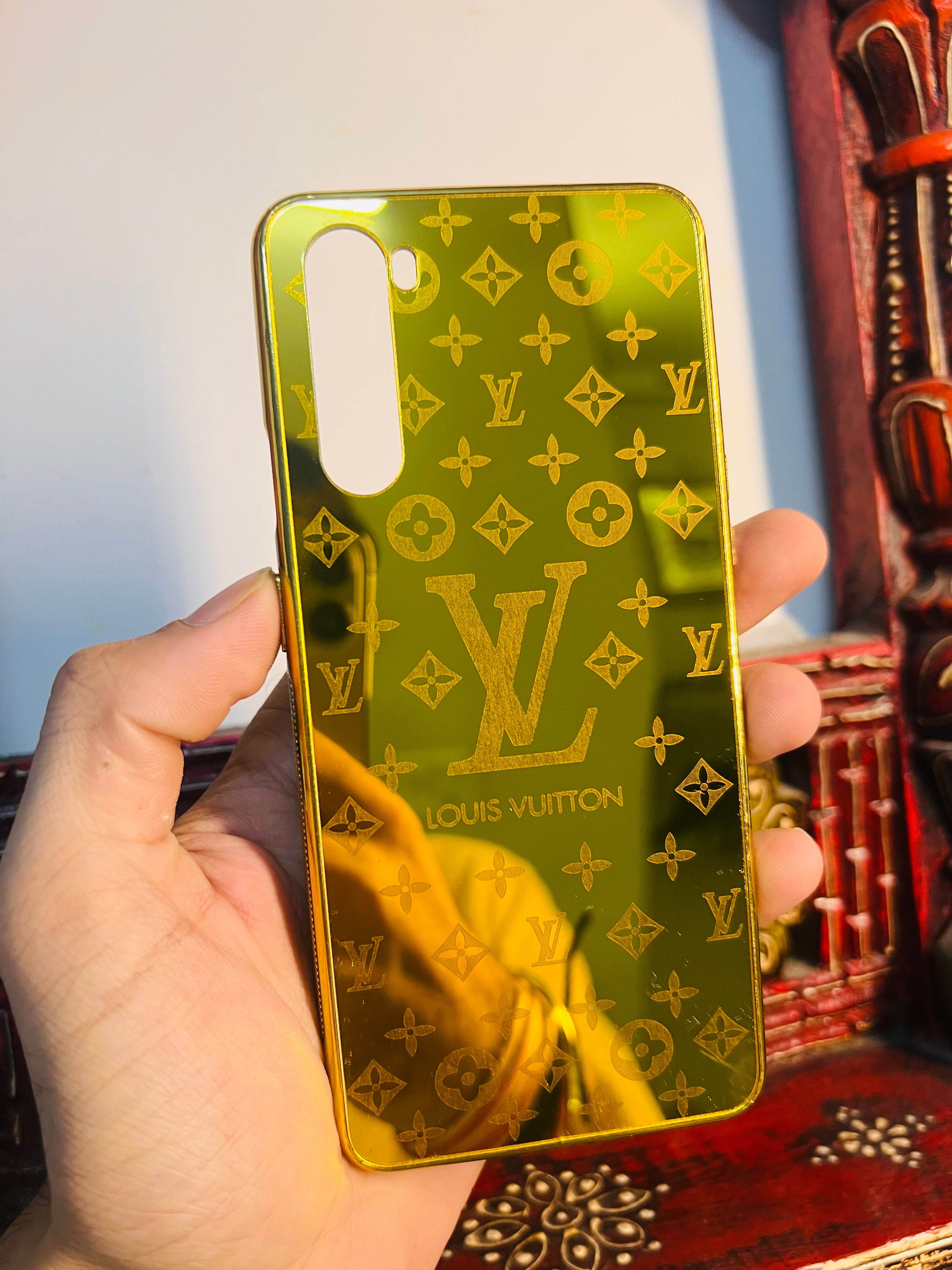 OnePlus Nord Gold Plated Back Case Cover - Full LV - Guleel