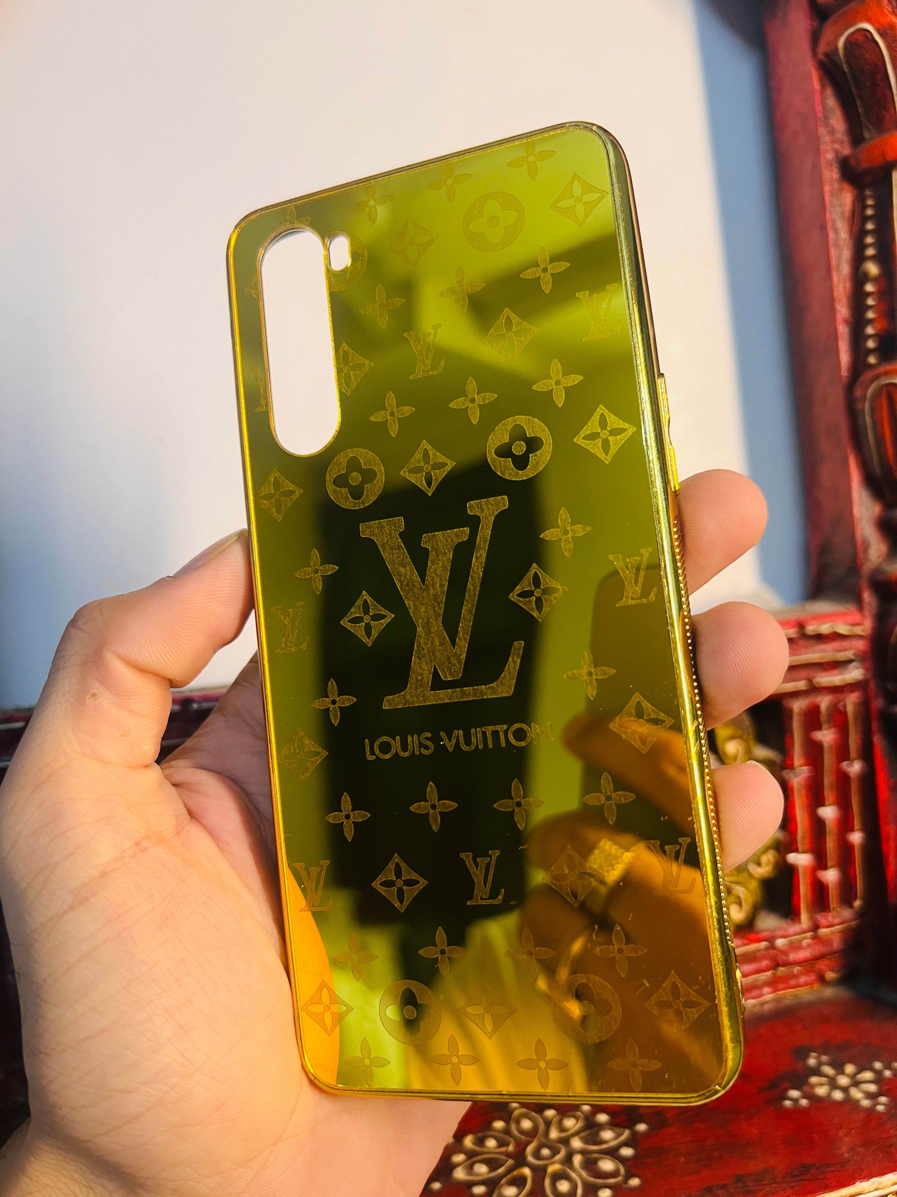 OnePlus Nord Gold Plated Back Case Cover - Full LV - Guleel