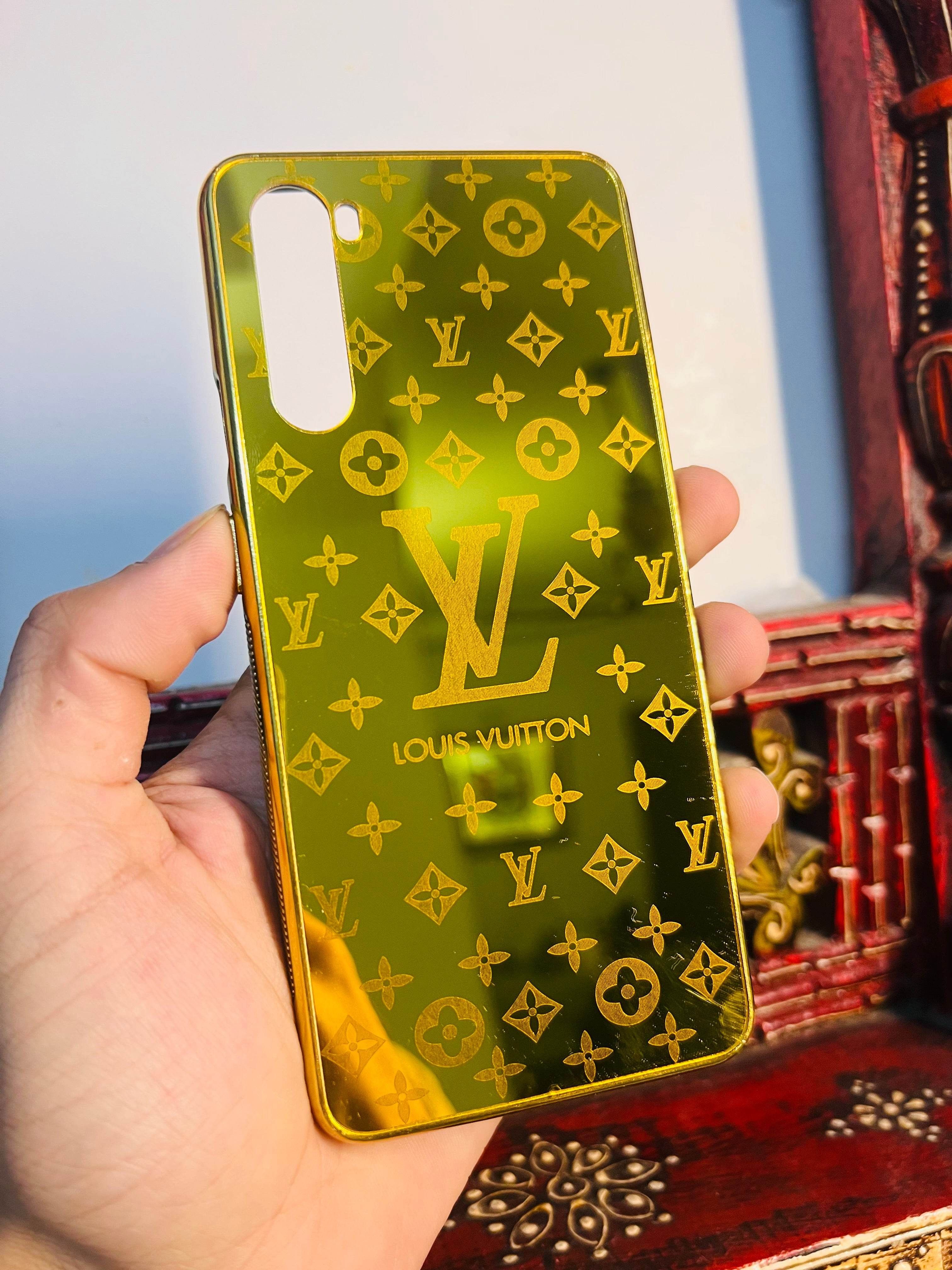 OnePlus Nord Gold Plated Back Case Cover - Full LV - Guleel