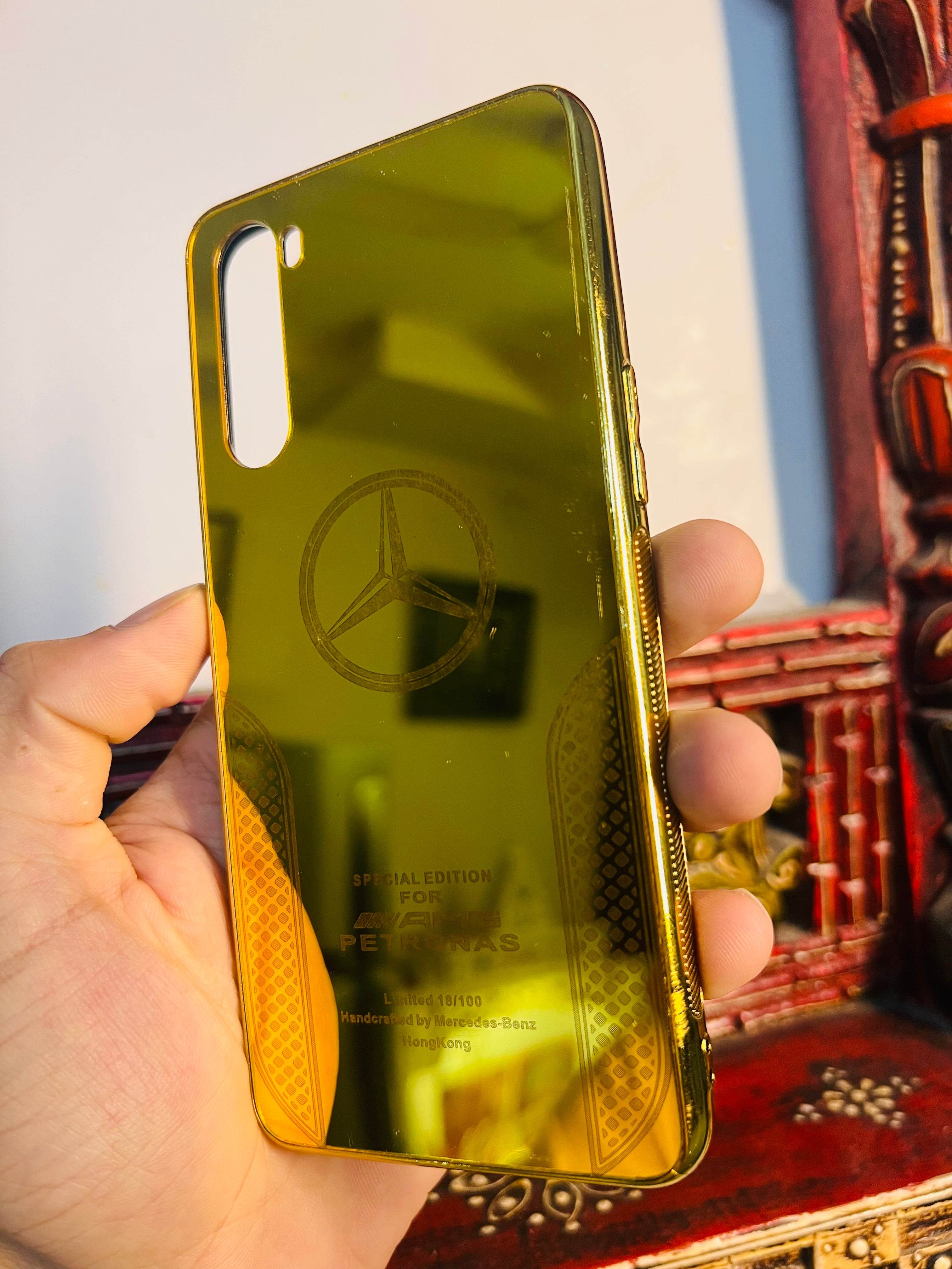 OnePlus Nord Gold Plated Back Case Cover - Special Edition - Guleel