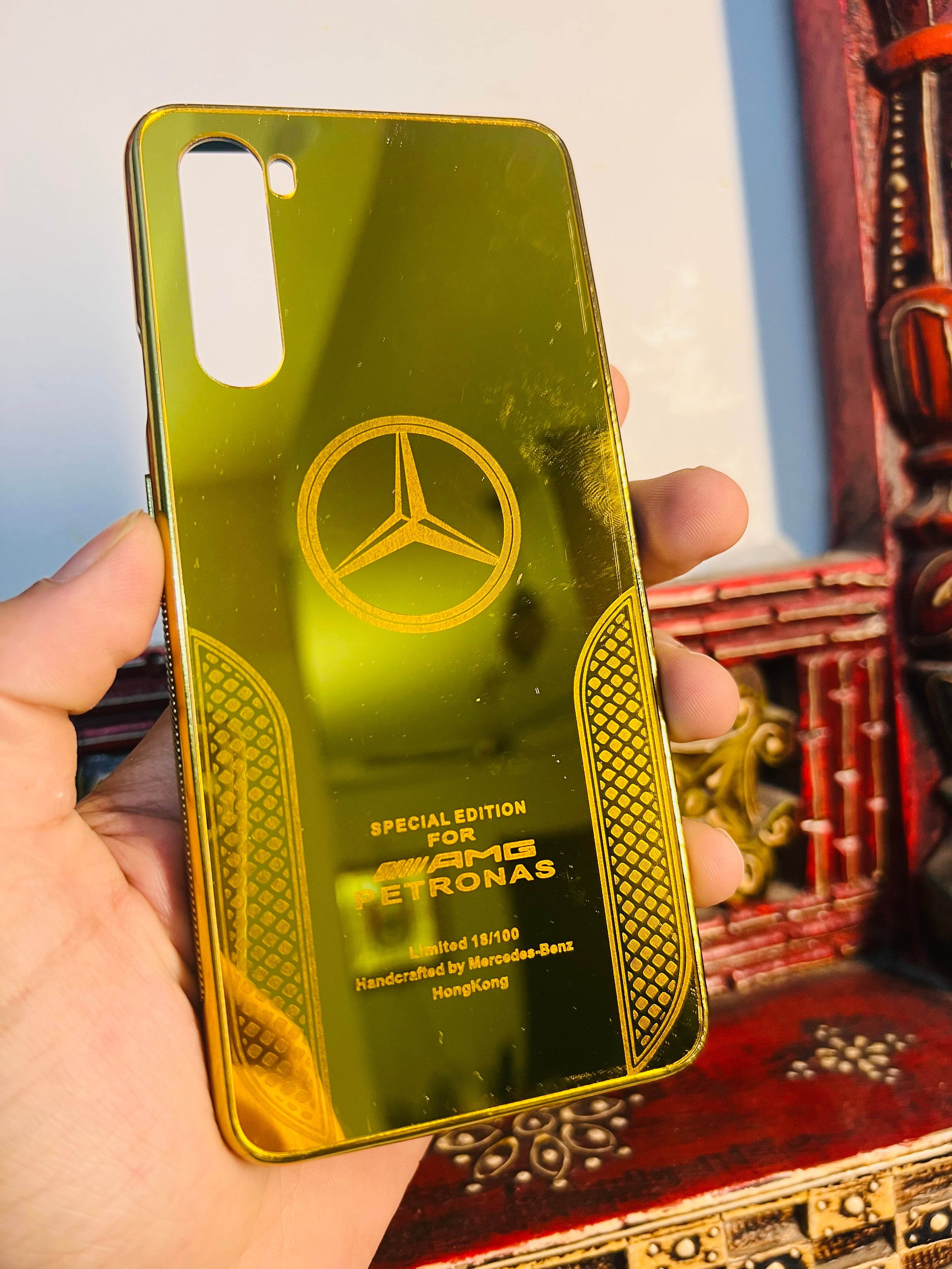 OnePlus Nord Gold Plated Back Case Cover - Special Edition - Guleel