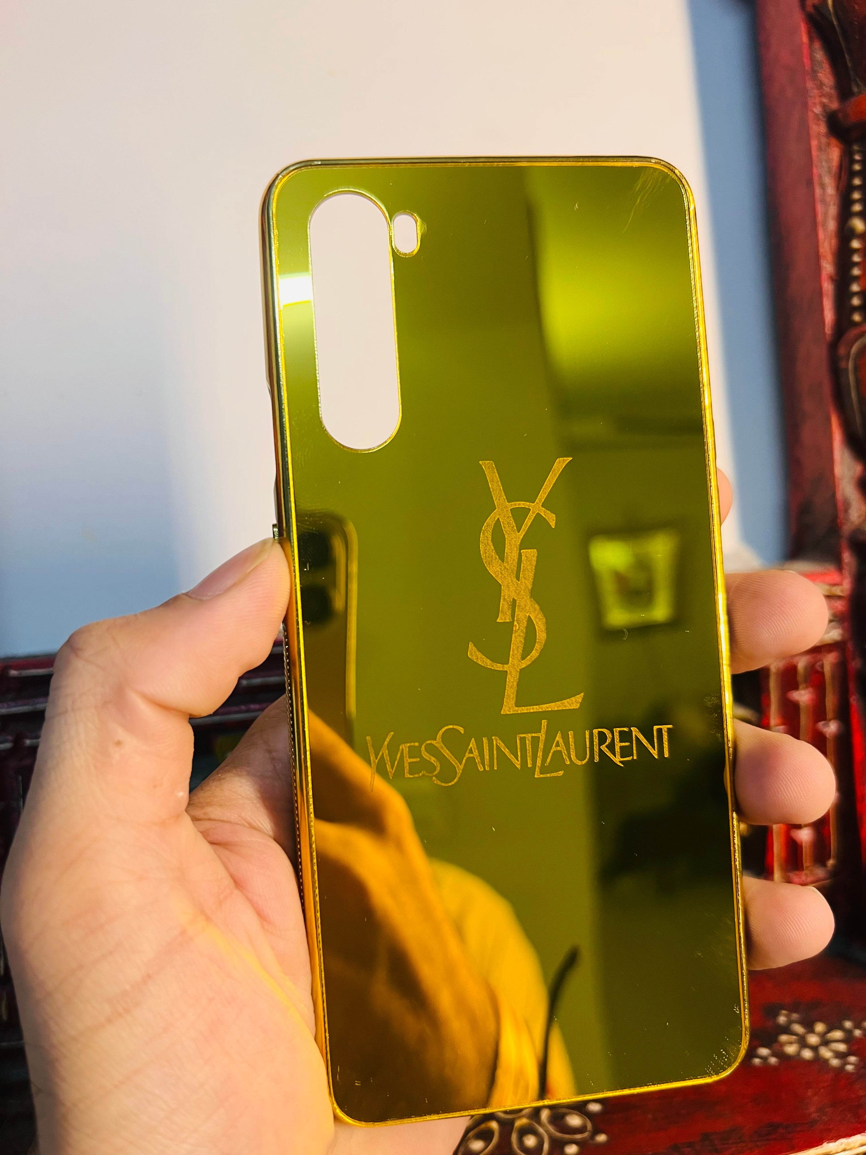OnePlus Nord Gold Plated Back Case Cover - Yes Saint Laurent - Guleel