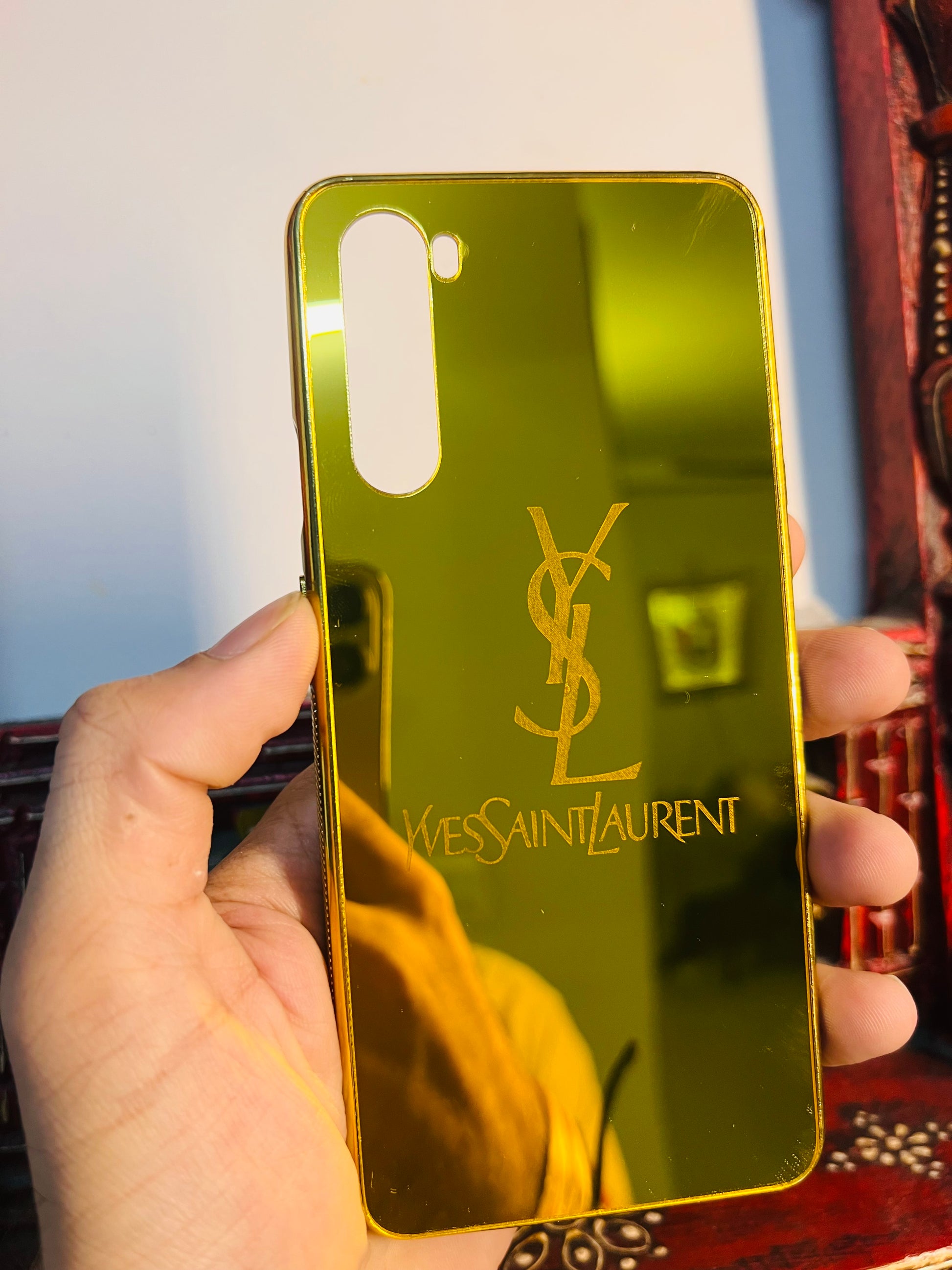 Vivo Y21T Back Cover Gold plated Cover - Full LV