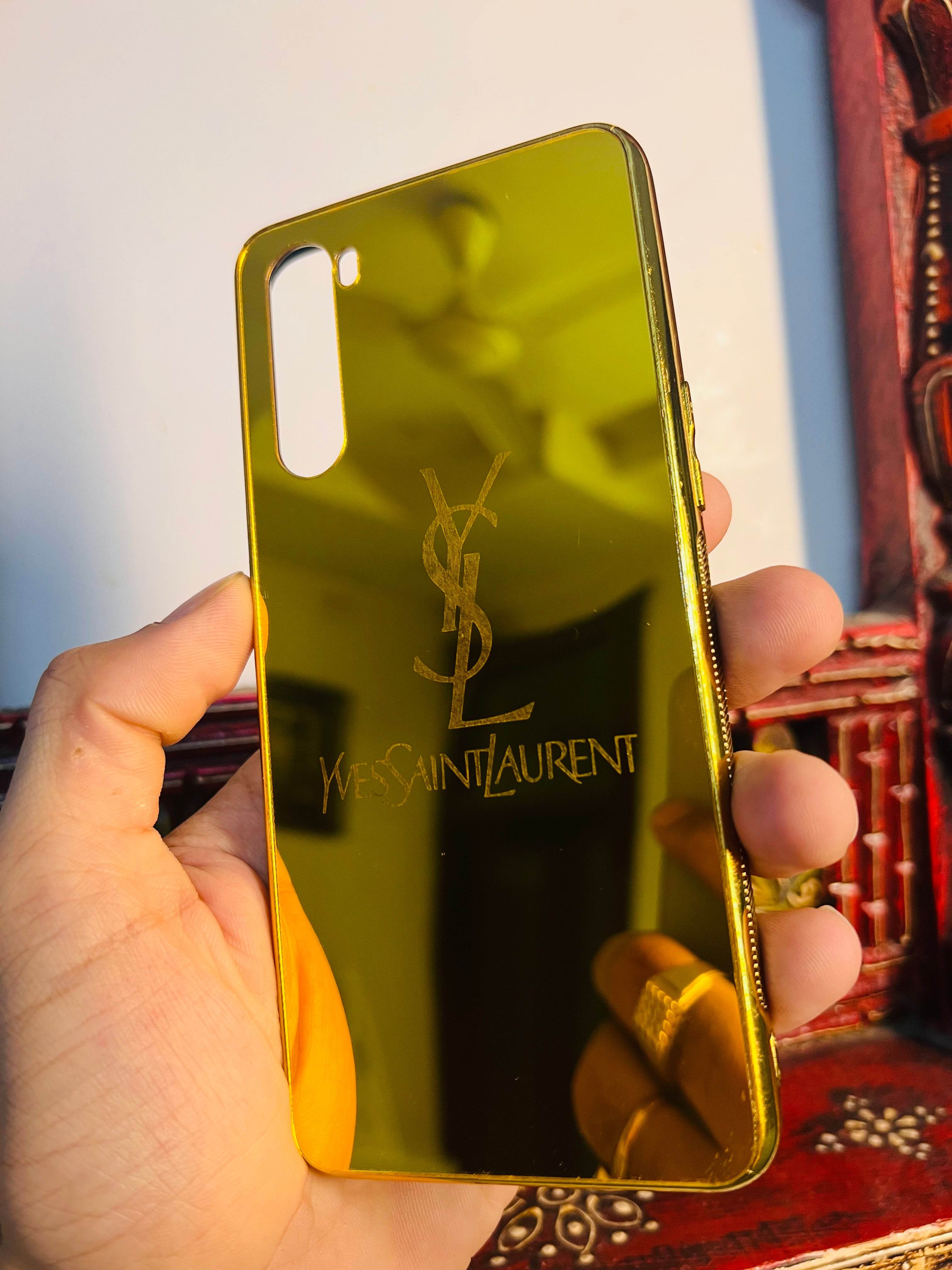 OnePlus Nord Gold Plated Back Case Cover - Yes Saint Laurent - Guleel